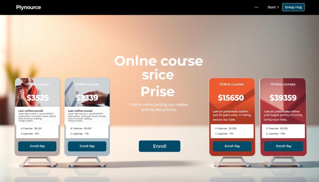 online course pricing