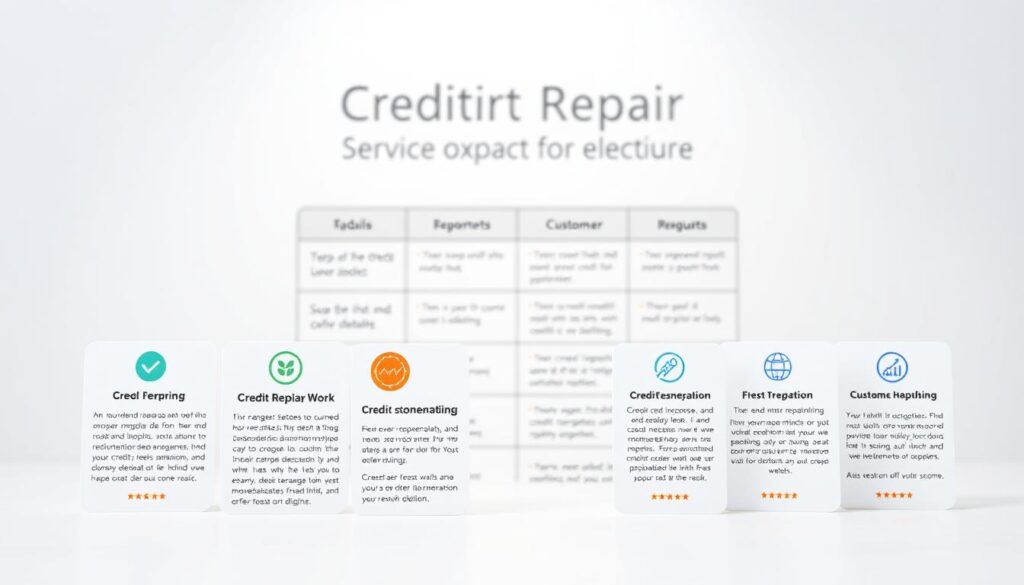 credit repair services comparison