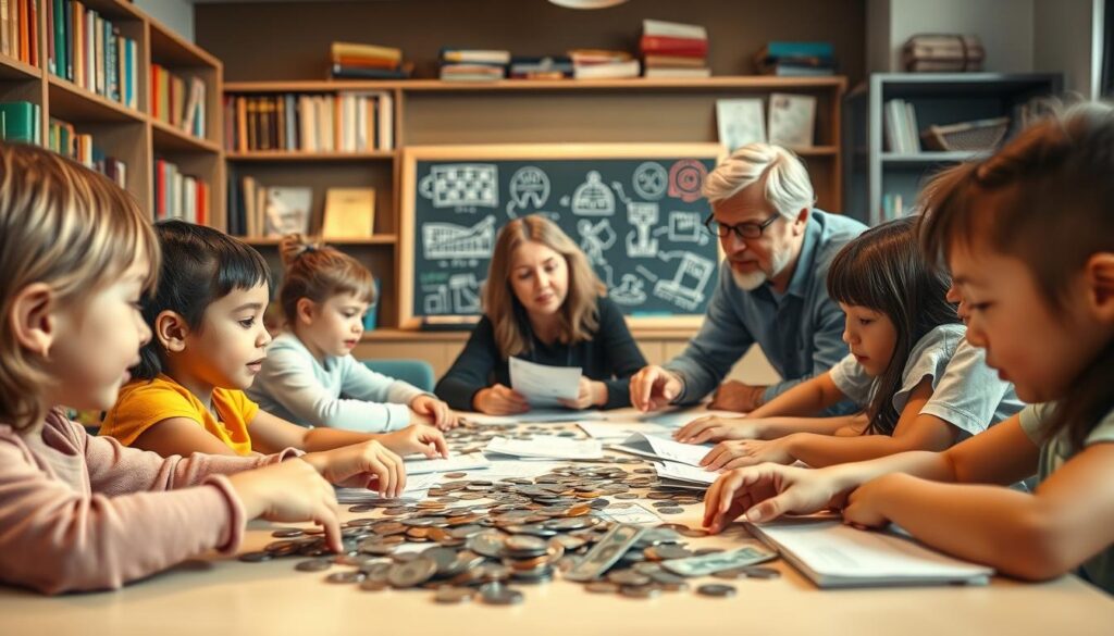 kids learning about money